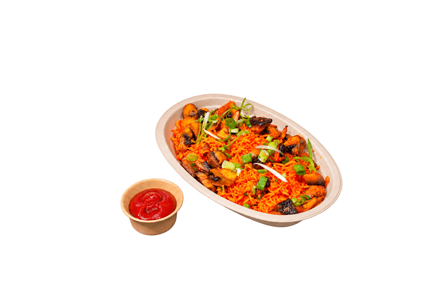 Schezwan Mushroom Fried Rice